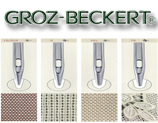 Mũi kim Groz-Beckert may được trên tất cả các loại vải